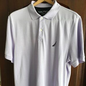 NAUTICA Men's Short Sleeve Polo Shirt Size Large
